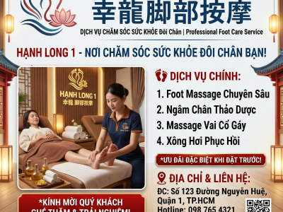 FOOT MASSAGE HẠNH LONG | 幸龍 脚部按摩