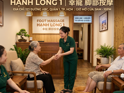 FOOT MASSAGE HẠNH LONG | 幸龍 脚部按摩