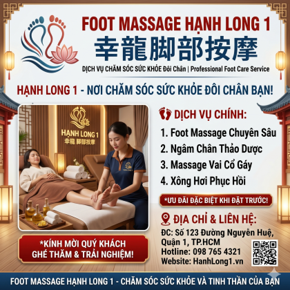 FOOT MASSAGE HẠNH LONG | 幸龍 脚部按摩