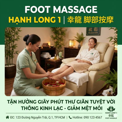 FOOT MASSAGE HẠNH LONG | 幸龍 脚部按摩