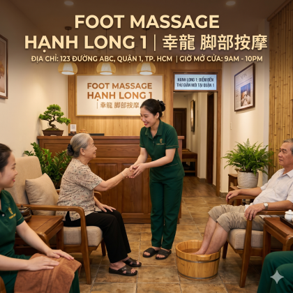 FOOT MASSAGE HẠNH LONG | 幸龍 脚部按摩